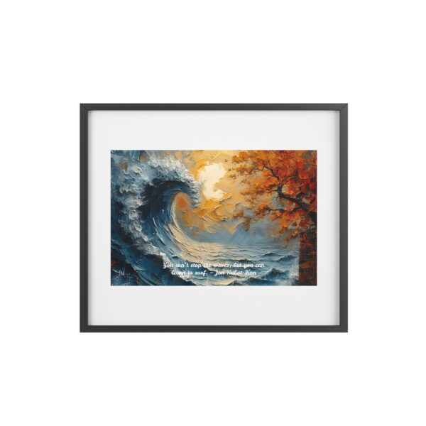 Abstract Sunset Landscape Ocean Oil Painting