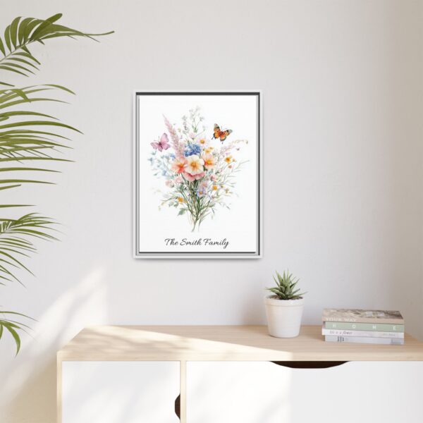 Personalized Birth Flower Family Bouquet Print