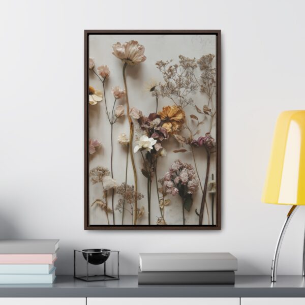 Framed Canvas  Wildflower Floral Wall Art