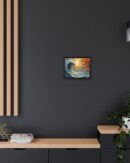 Original Ocean Abstract Sunset Oil Painting