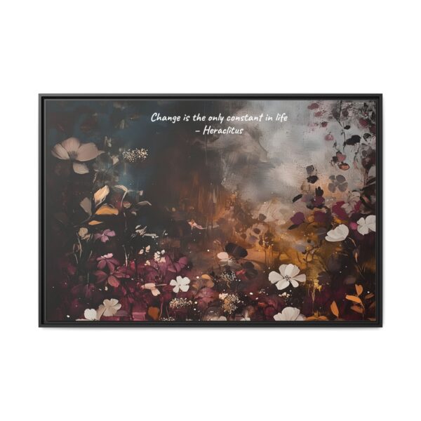 Moody Vintage Flowers Oil Painting, TV Wall Art