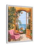 Henri Matisse Framed Canvas Open window
