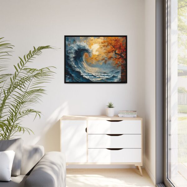 Original Ocean Abstract Sunset Oil Painting