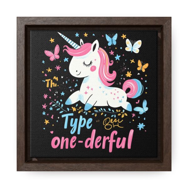 Type One-Derful Unicorn Framed Poster