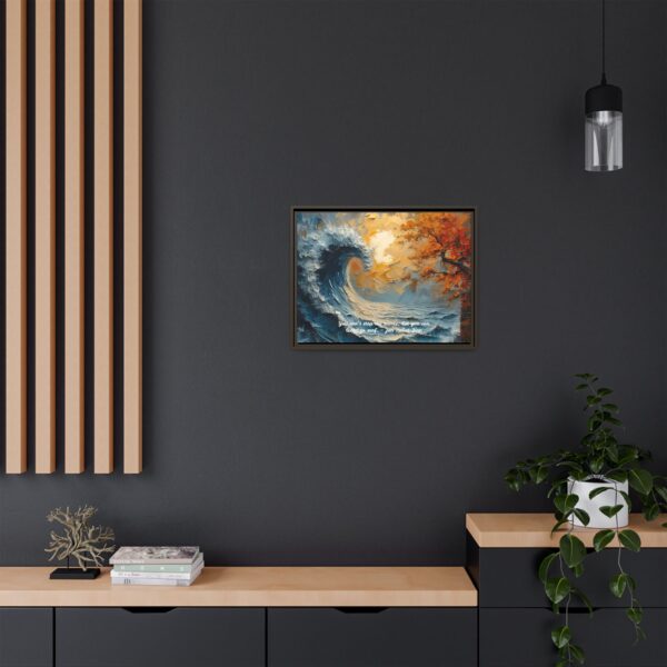 Original Ocean Abstract Sunset Oil Painting