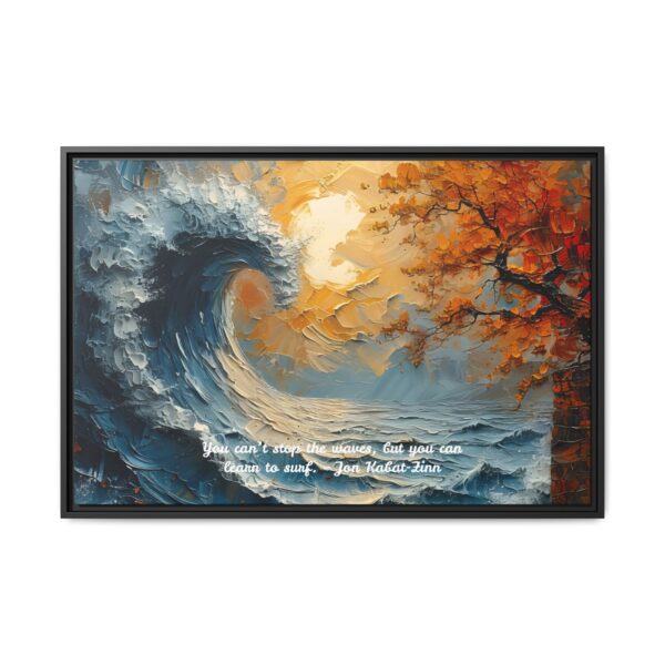 Original Ocean Abstract Sunset Oil Painting