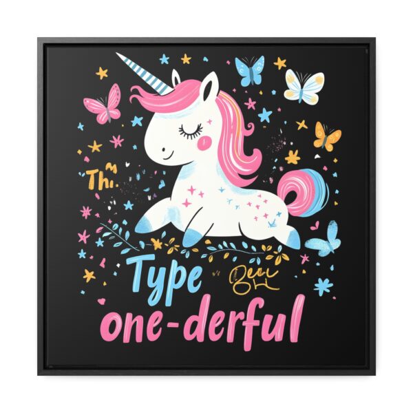 Type One-Derful Unicorn Framed Poster