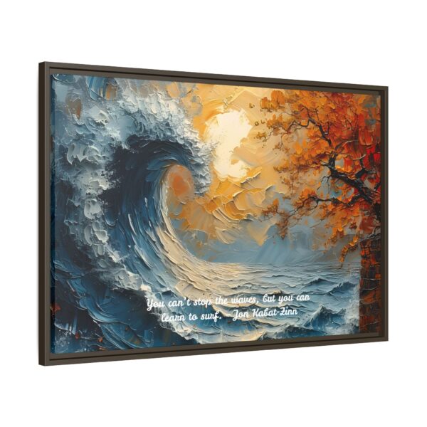 Original Ocean Abstract Sunset Oil Painting