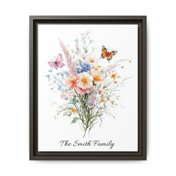 Personalized Birth Flower Family Bouquet Print