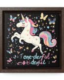 Unicorn Diabetes Wall Art, Rainbow Wall Art