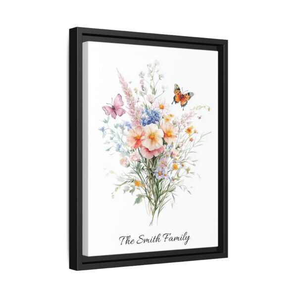 Personalized Birth Flower Family Bouquet Print