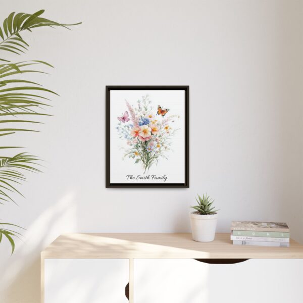 Personalized Birth Flower Family Bouquet Print