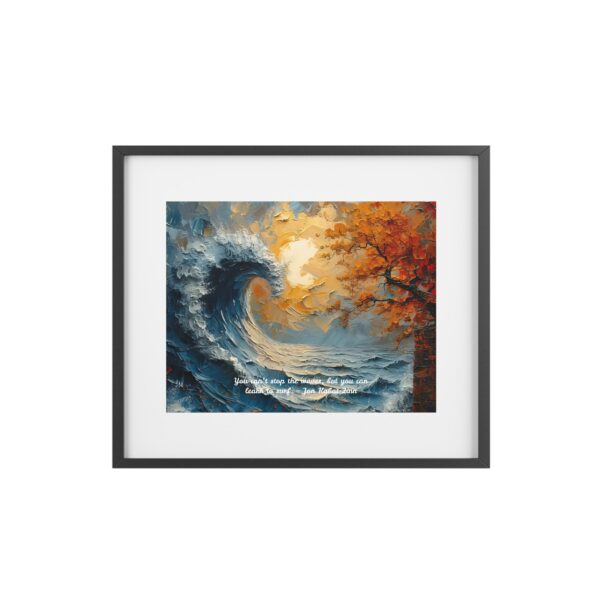 Abstract Sunset Landscape Ocean Oil Painting