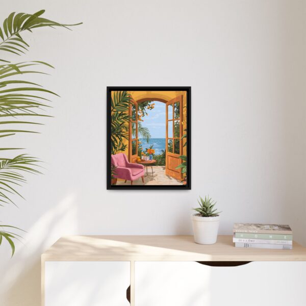 Henri Matisse Framed Canvas Open window