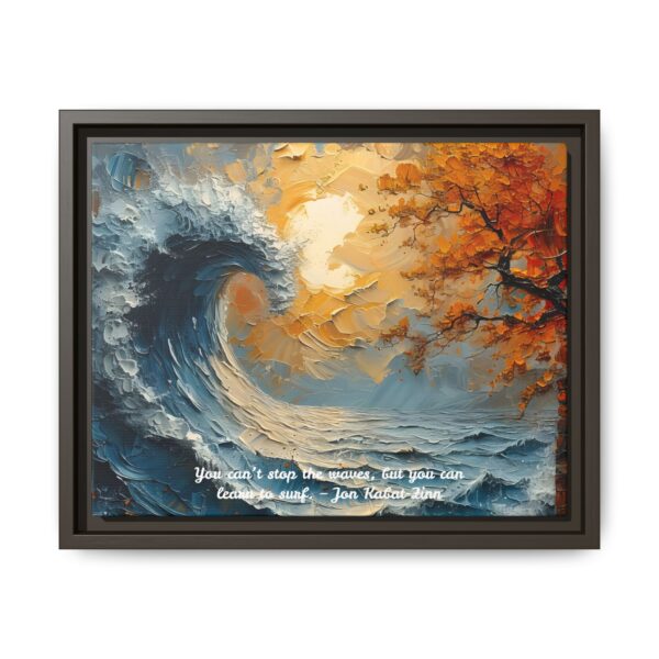 Original Ocean Abstract Sunset Oil Painting