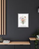 Personalized Birth Flower Family Bouquet Print
