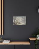 Winter Scene Quote Canvas Christmas Art