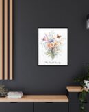 Personalized Birth Flower Family Bouquet Print