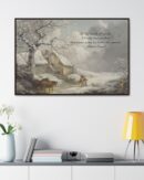 Autumn Quote Wall Art, Christmas Art