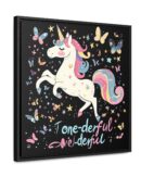 Unicorn Diabetes Wall Art, Rainbow Wall Art