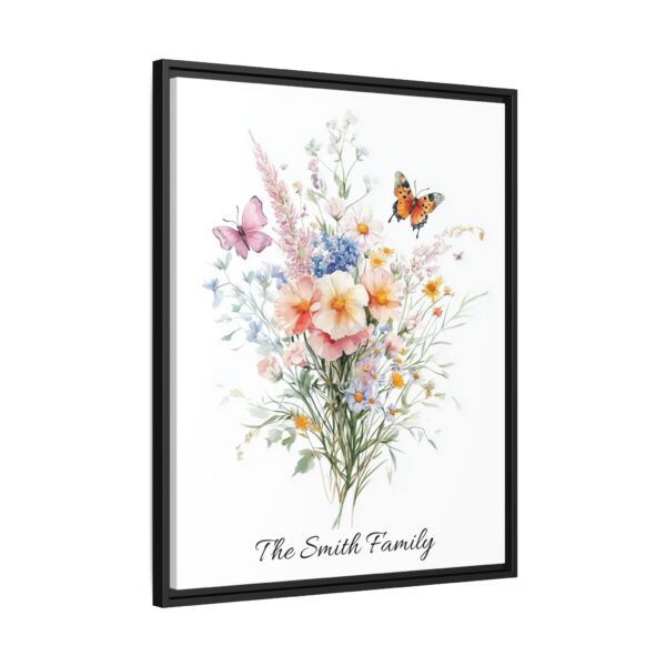 Personalized Birth Flower Family Bouquet Print