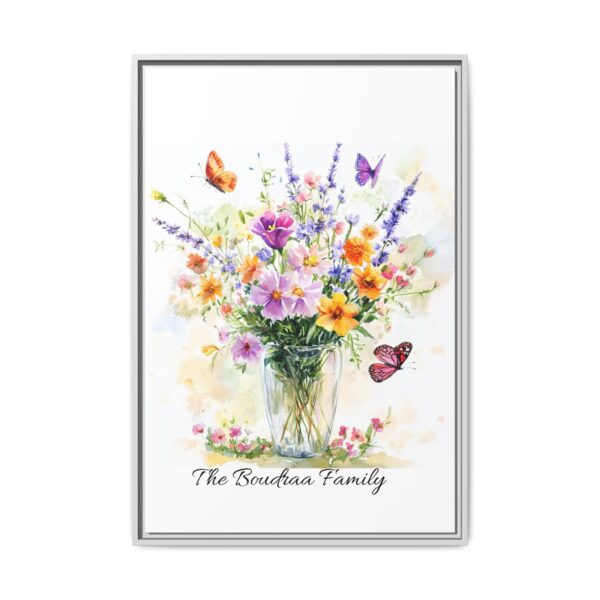 Personalized Birth Flower Family Bouquet Print