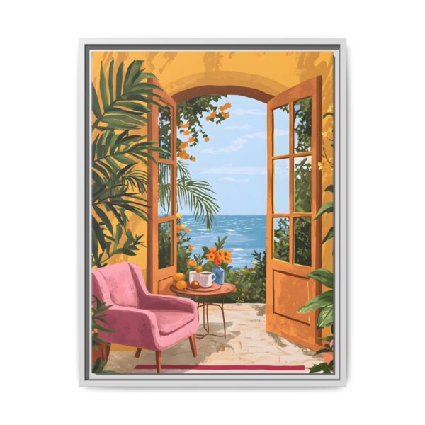 Henri Matisse Framed Canvas Open window