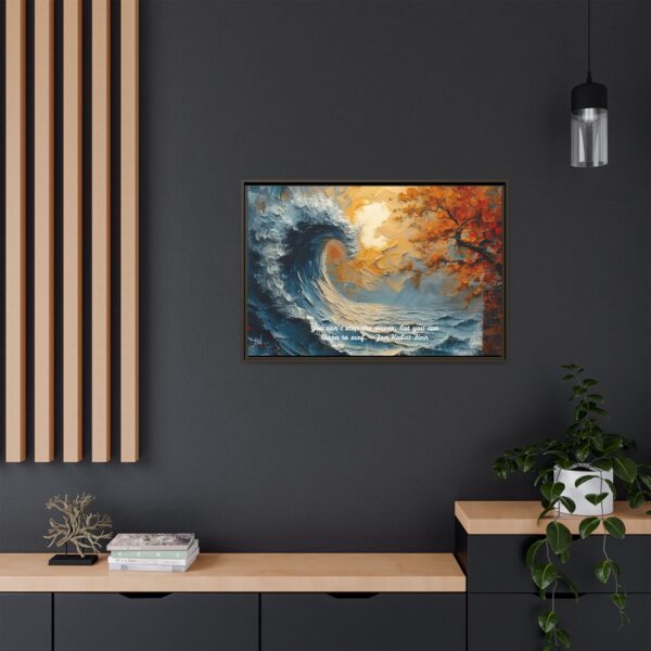 Original Ocean Abstract Sunset Oil Painting