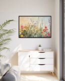 Wildflower Field Oil painting Landscape