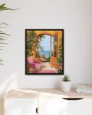 Henri Matisse Framed Canvas Open window