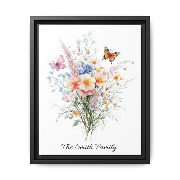 Personalized Birth Flower Family Bouquet Print