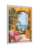 Henri Matisse Framed Canvas Open window