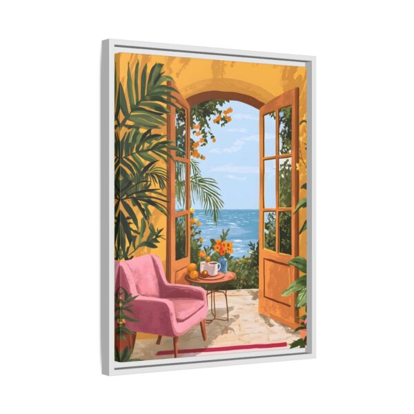 Henri Matisse Framed Canvas Open window