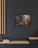 Moody Vintage Flowers Oil Painting, TV Wall Art