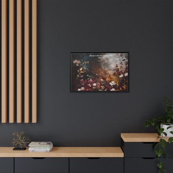 Moody Vintage Flowers Oil Painting, TV Wall Art