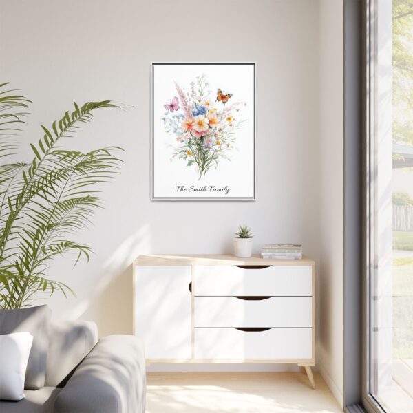 Personalized Birth Flower Family Bouquet Print