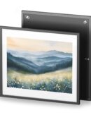 Watercolor Smoky Appalachian Mountain Forest Wall Art