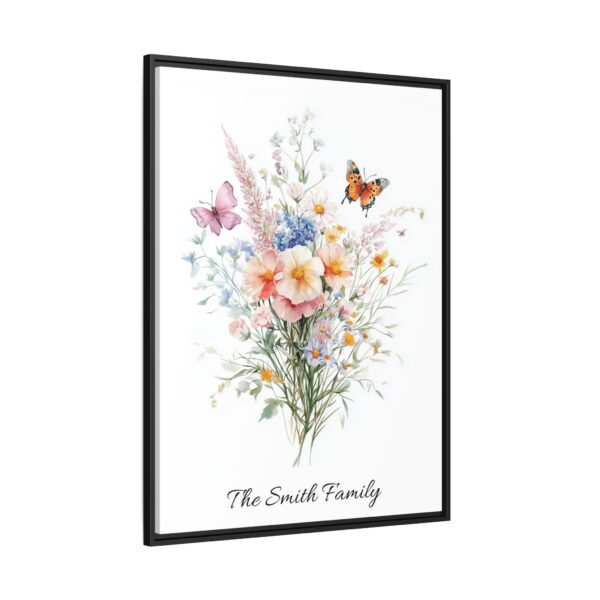 Personalized Birth Flower Family Bouquet Print