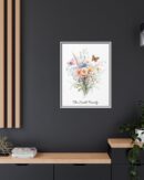 Personalized Birth Flower Family Bouquet Print