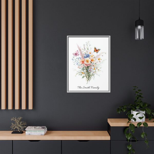 Personalized Birth Flower Family Bouquet Print