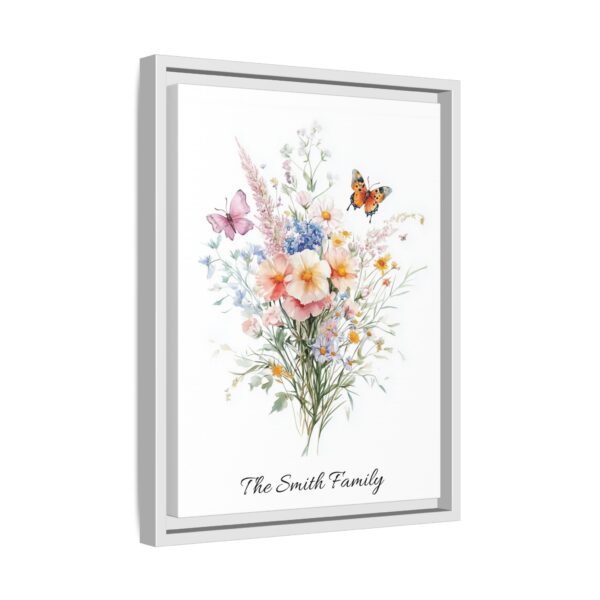 Personalized Birth Flower Family Bouquet Print