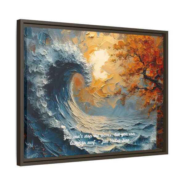 Original Ocean Abstract Sunset Oil Painting