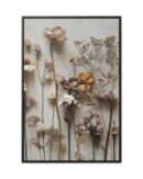 Framed Canvas  Wildflower Floral Wall Art
