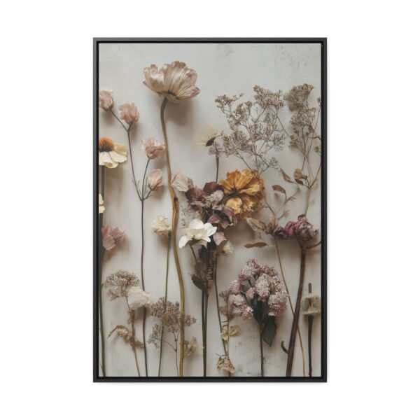 Framed Canvas  Wildflower Floral Wall Art