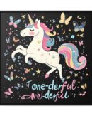 Unicorn Diabetes Wall Art, Rainbow Wall Art