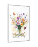 Personalized Birth Flower Family Bouquet Print