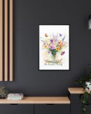 Personalized Birth Flower Family Bouquet Print