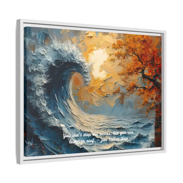 Original Ocean Abstract Sunset Oil Painting