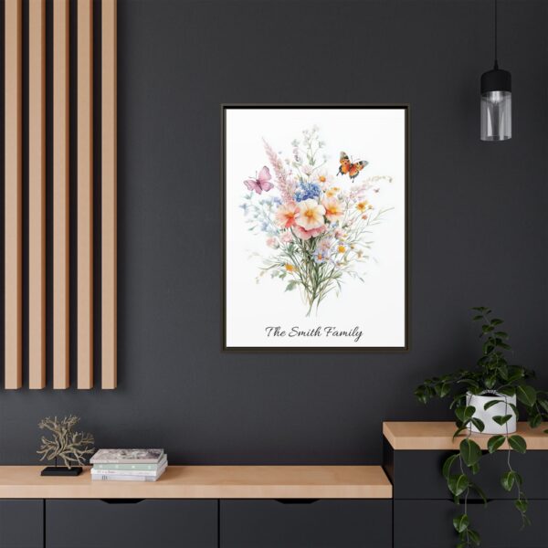 Personalized Birth Flower Family Bouquet Print