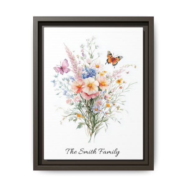 Personalized Birth Flower Family Bouquet Print